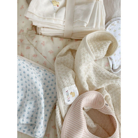 Konges Sløjd Fanga Blush Mix Fio Stripe 2 Pack Bibs OCS