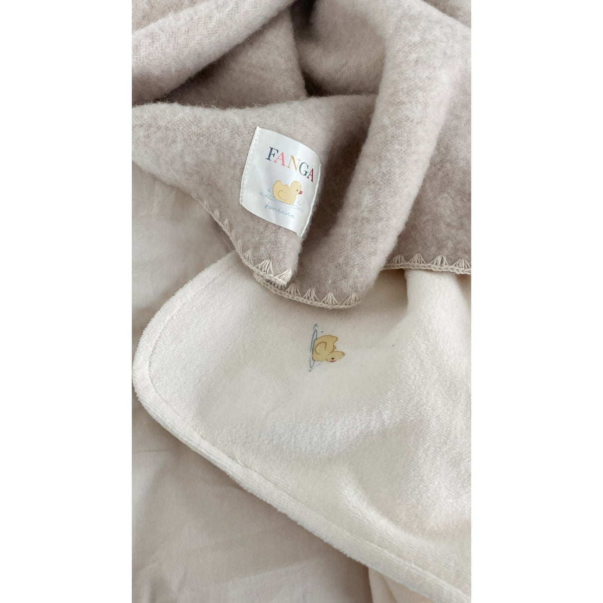 Konges Sløjd Fanga Antique White Elu Baby Blanket GOTS