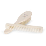 Konges Sløjd Fanga Beige Baby Hairbrush Set