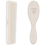 Konges Sløjd Fanga Beige Baby Hairbrush Set
