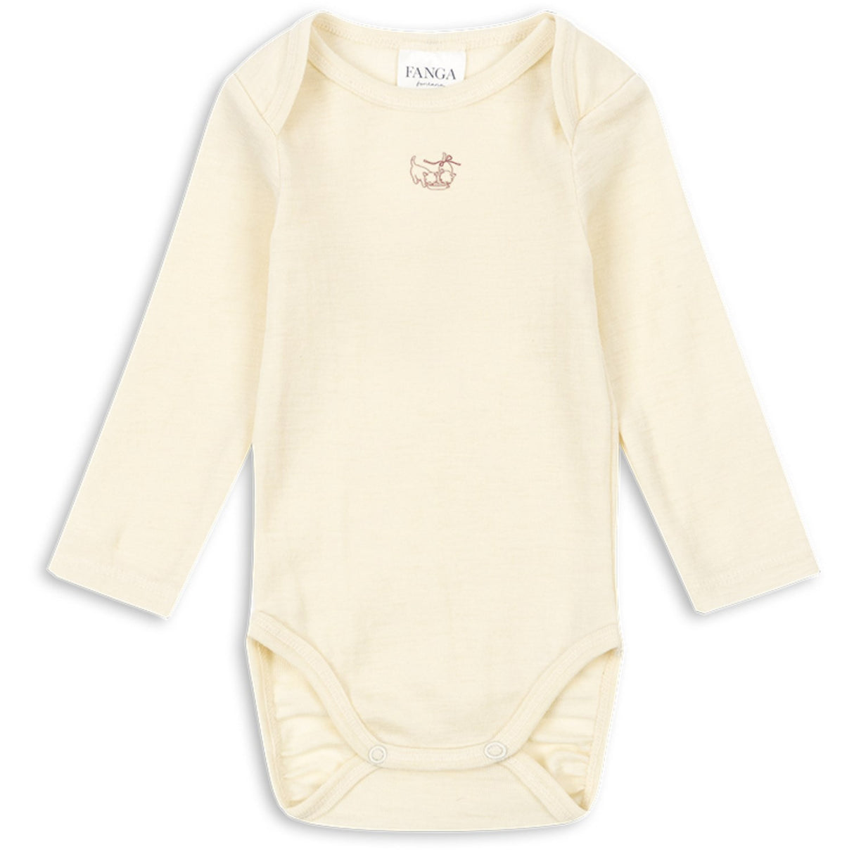 Konges Sløjd Fanga Beige Melange Erba Wool Ls Body