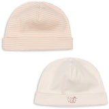 Konges Sløjd Fanga Blush Mix Fio Stripe 2 Pack Beanie OCS