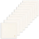 Konges Sløjd Fanga Antique White Nuvoli 10 Pack Muslin Cloth GOTS