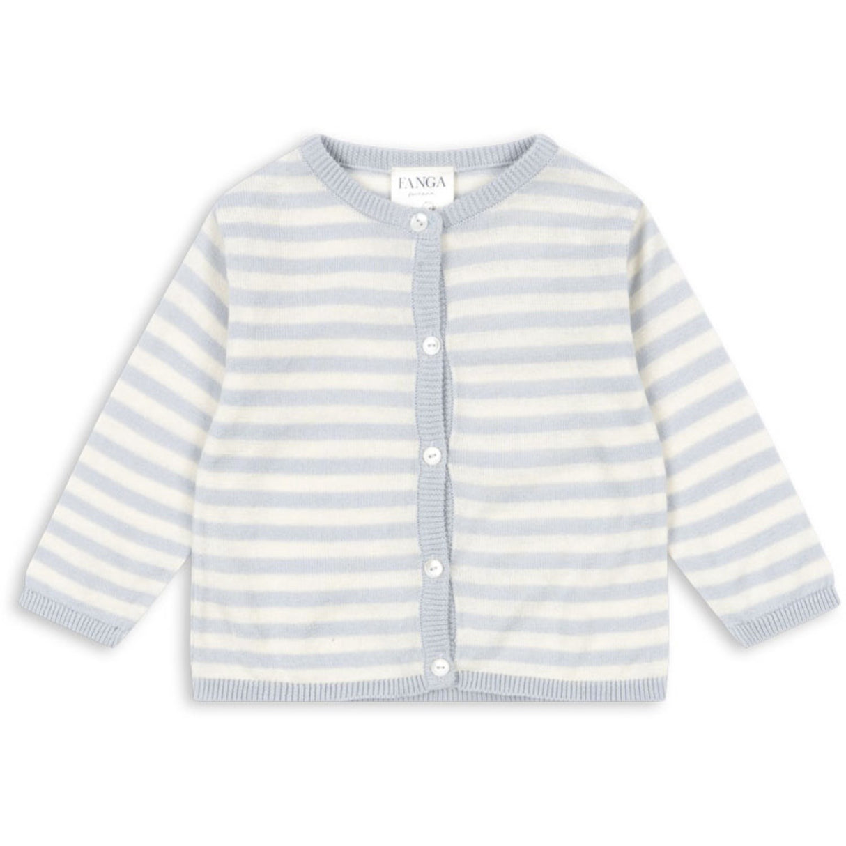 Konges Sløjd Fanga Gray Dawn Venti Knit Cardigan GOTS