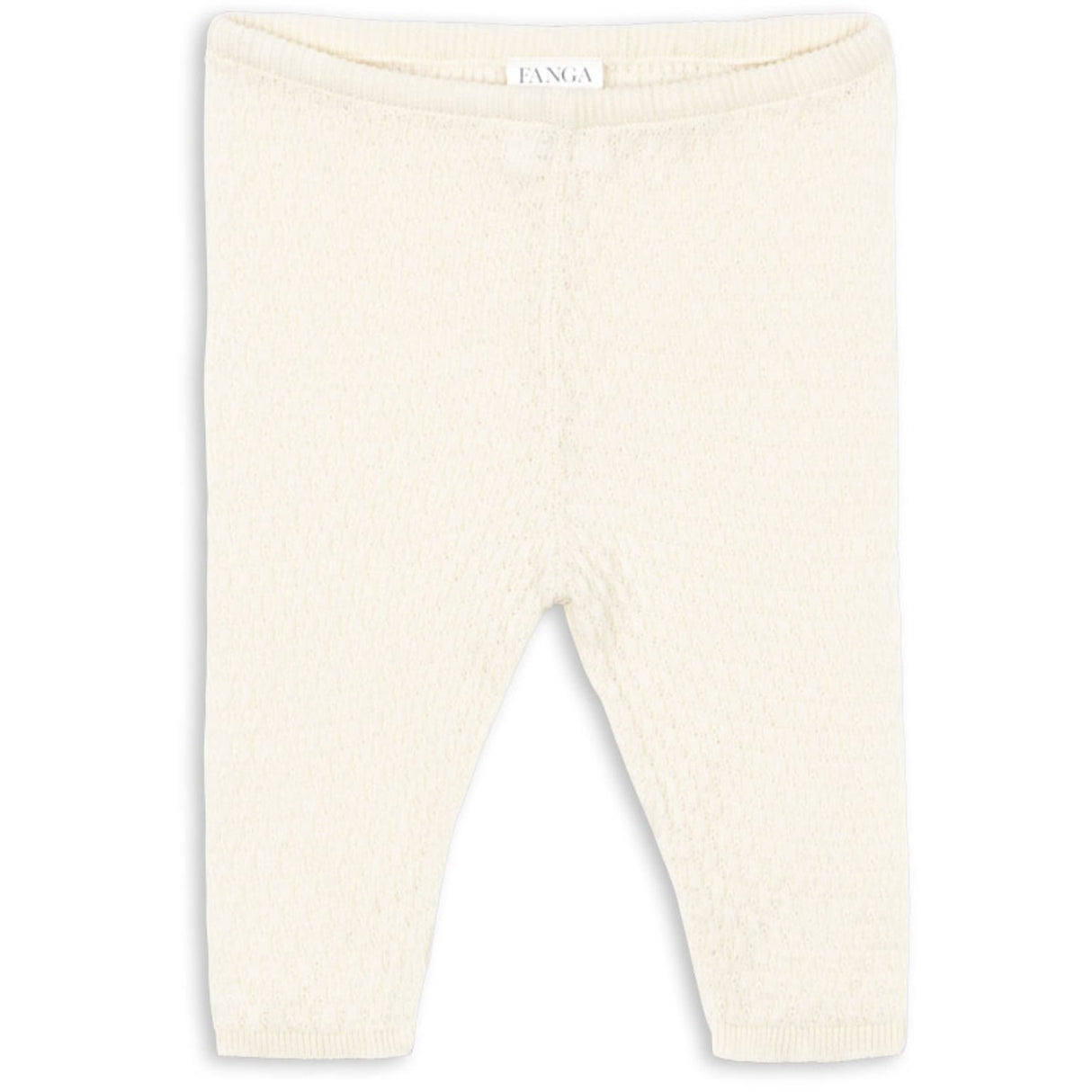 Konges Sløjd Fanga Antique White Venti Pointelle Pants GOTS