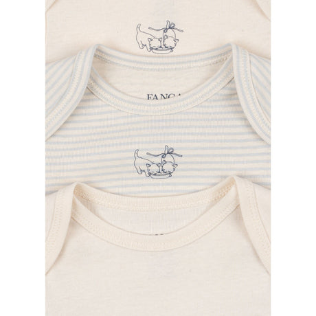 Konges Sløjd Fanga Blue Mix Fio Stripe 3 Pack Ls Body OCS