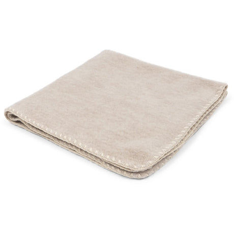 Konges Sløjd Fanga Oatmeal Melange Erba Wool Fleece Baby Blanket