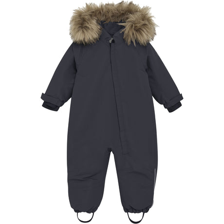 En Fant Ebony Baby Snowsuit W. Fake Fur