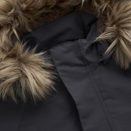 En Fant Ebony Snowsuit W. Fake Fur