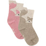 Minymo Wild Rose Socks W. 3D Effect (2-Pack)