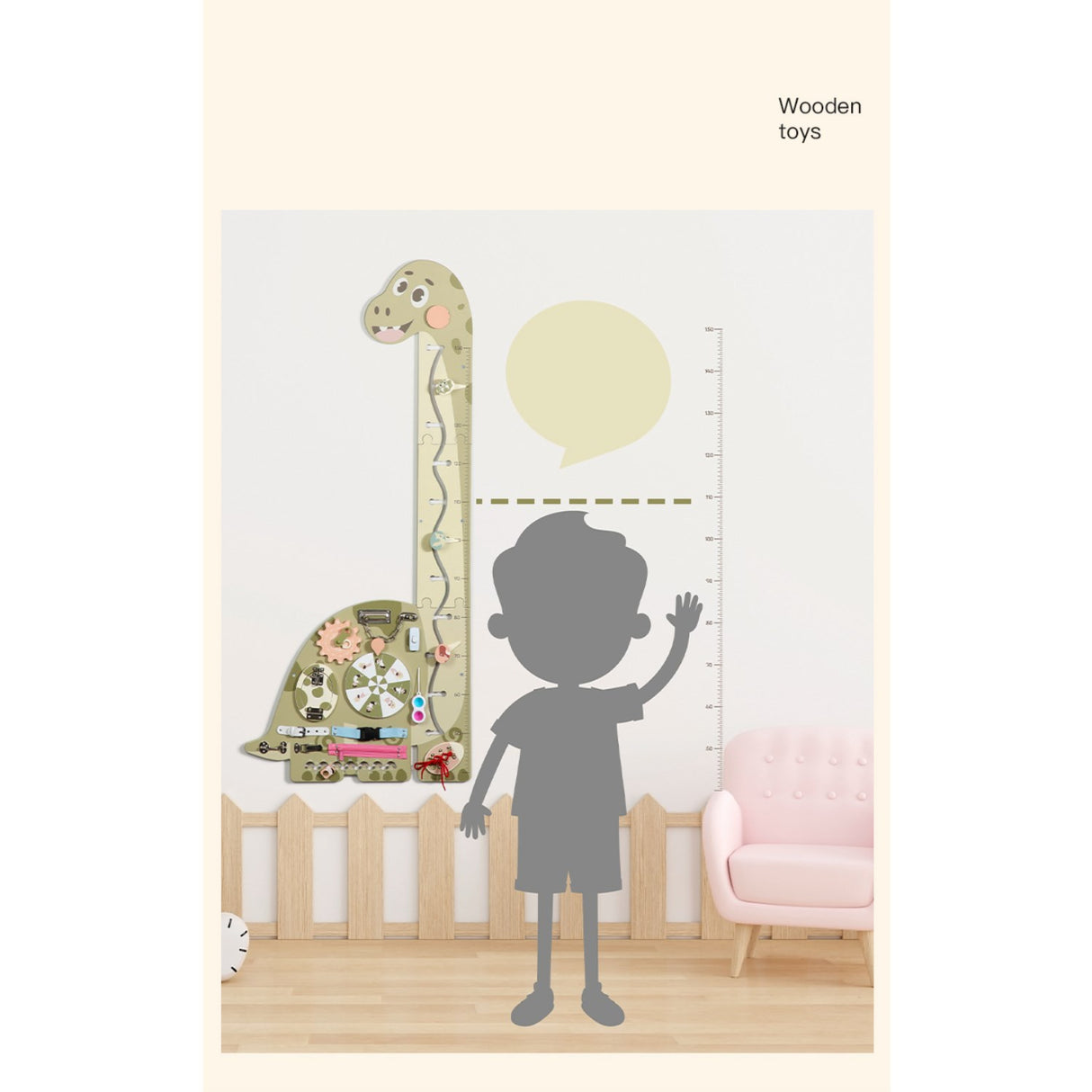 HEMMINGSEN Kids Green Longneck Activity Board