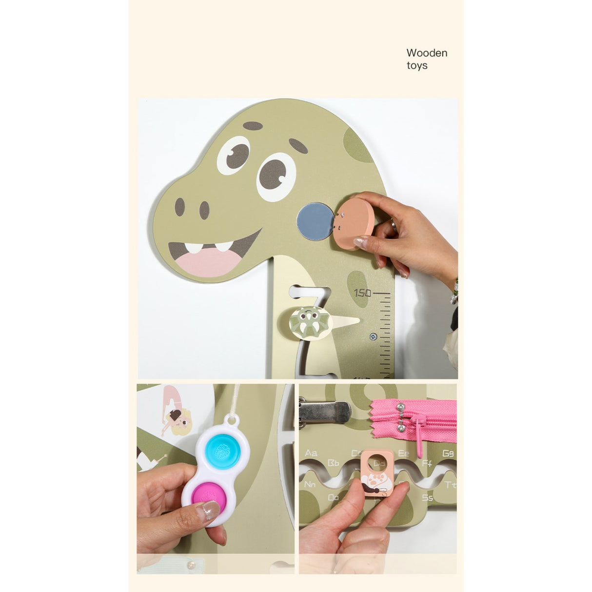 HEMMINGSEN Kids Green Longneck Activity Board