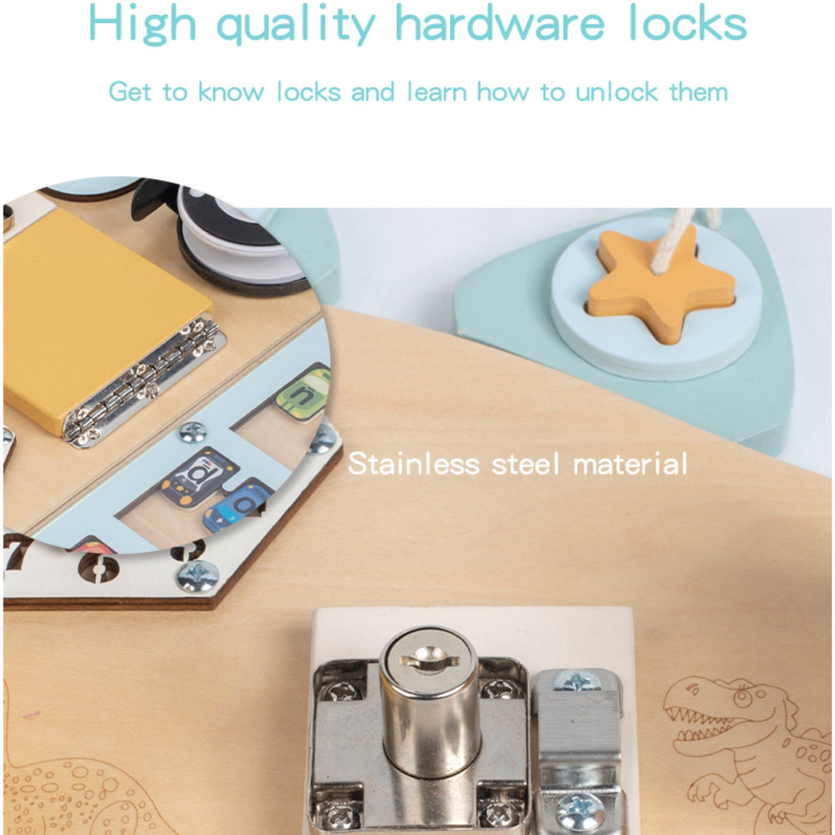 HEMMINGSEN Kids Nature Dino Activity Board