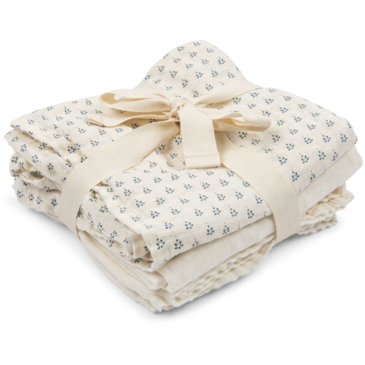 Konges Sløjd Fanga Punto Blu Bellini 3 Pack Muslin Cloth GOTS