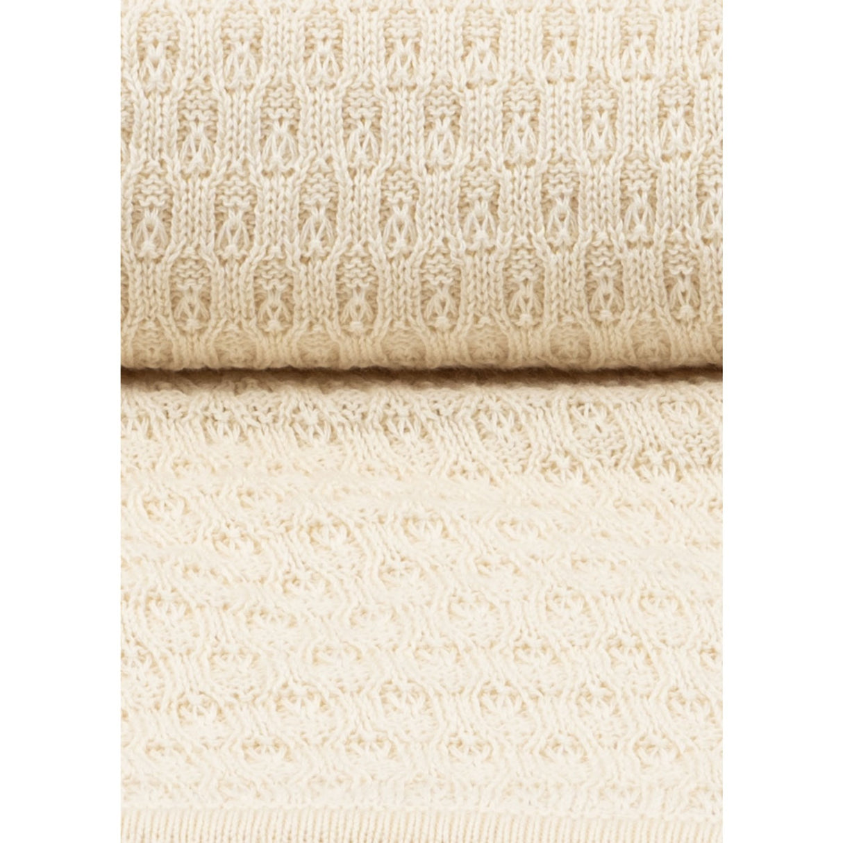 Konges Sløjd Fanga Antique White Venti Pointelle Blanket GOTS