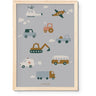 LIEWOOD Vehicles / Dove Blue Beverly Poster
