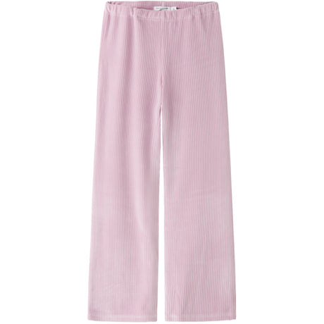 Name It Keepsake Lilac Nkfveloa Velvet Pants
