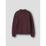 Name It Burgundy Nkfvemmie Ls Knit