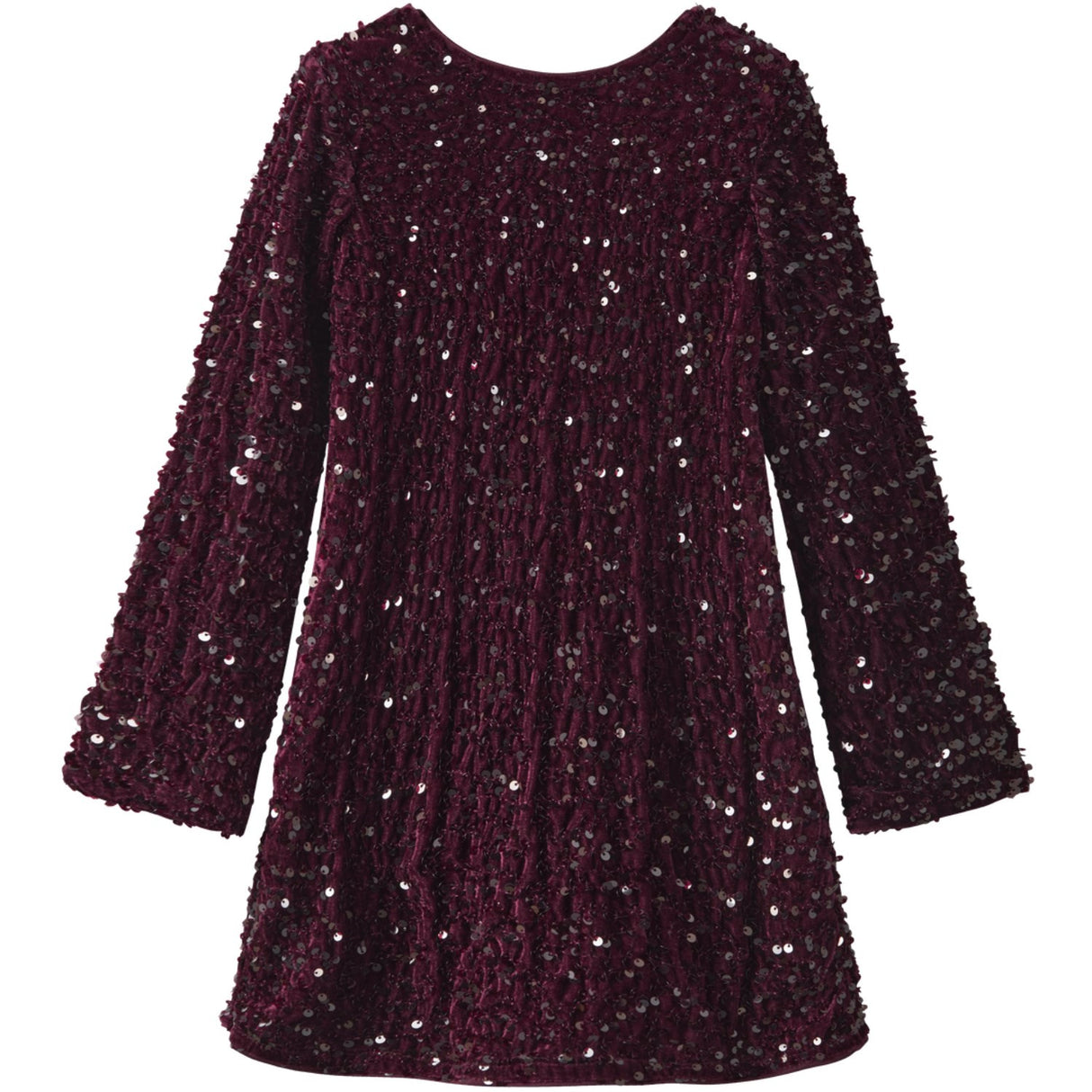 Name It Burgundy Black Bow Nkfrusitta Ls Dress