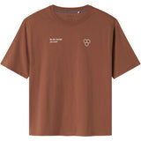 Name It Carob Brown Nkmoakley Ss Nreg Top Bf