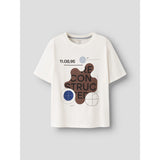 Name It Cloud Dancer Nkmoakley Ss Nreg Top Bf