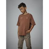 Name It Carob Brown Nkmoakley Ss Nreg Top Bf