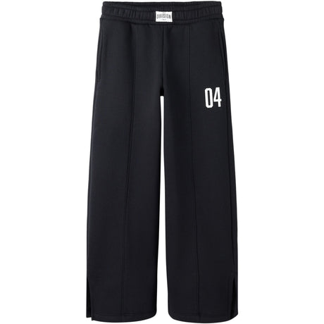 Name It Black Nkfodika Nreg Wide Swe Pants Bru Bf