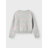 Name It Light Grey Melange Nmfoline Ls Knit Bf