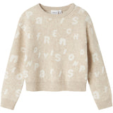 Name It Sandshell Nmfoline Ls Knit Bf