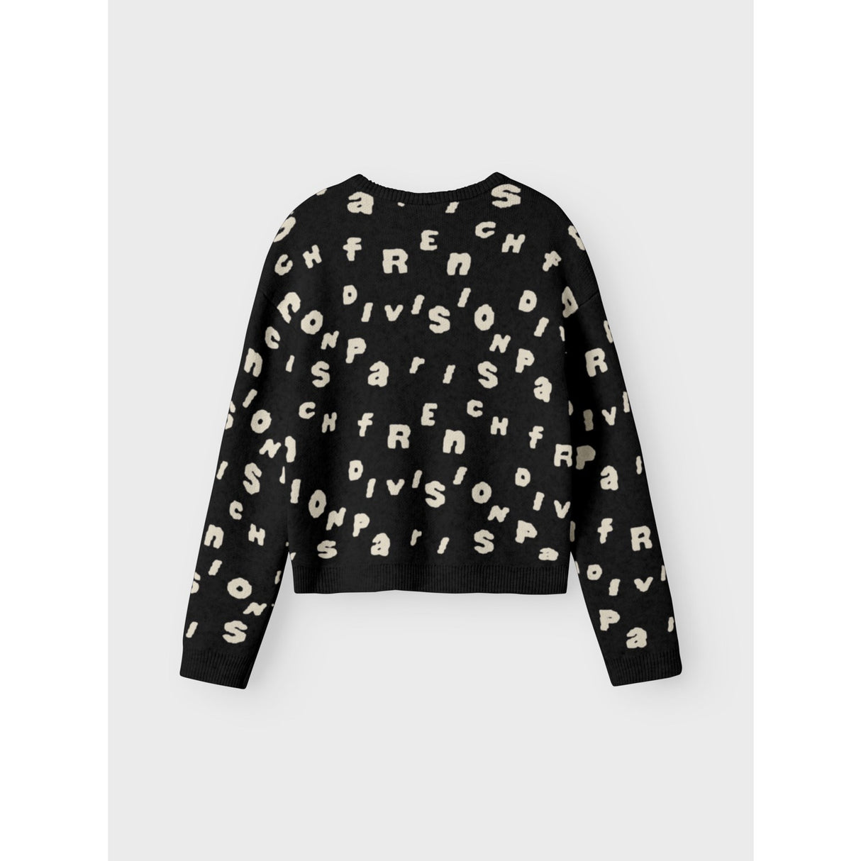 Name It Black Nkfoline Ls Knit Bf