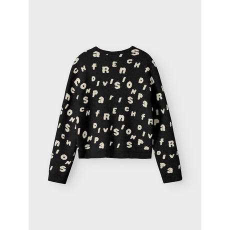 Name It Black Nkfoline Ls Knit Bf