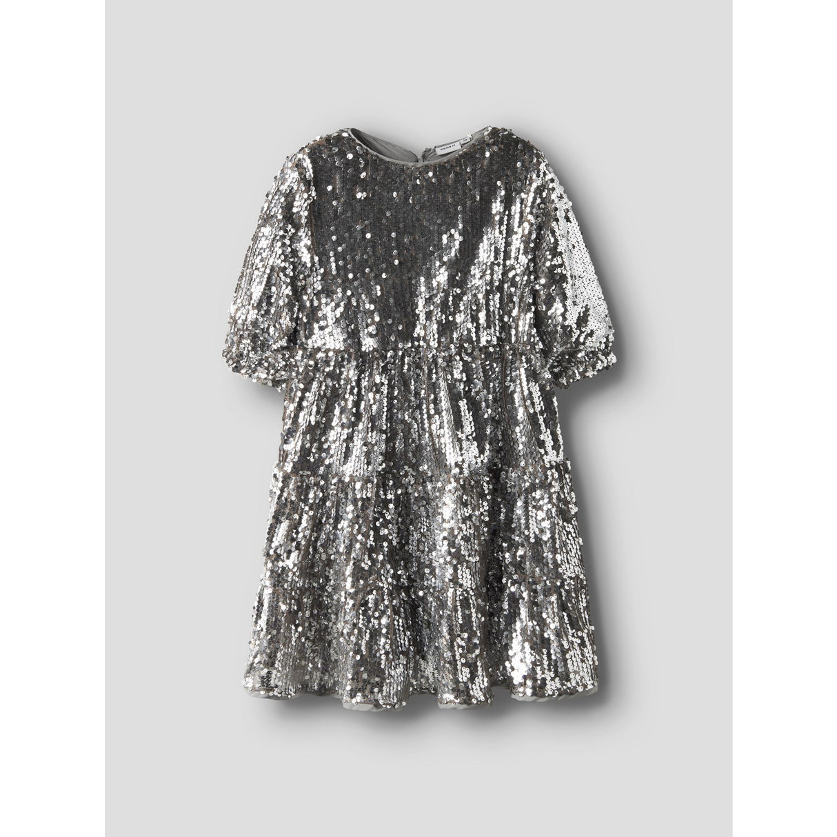 Name It Silver Nkfriscing 3/4 Sl Dress