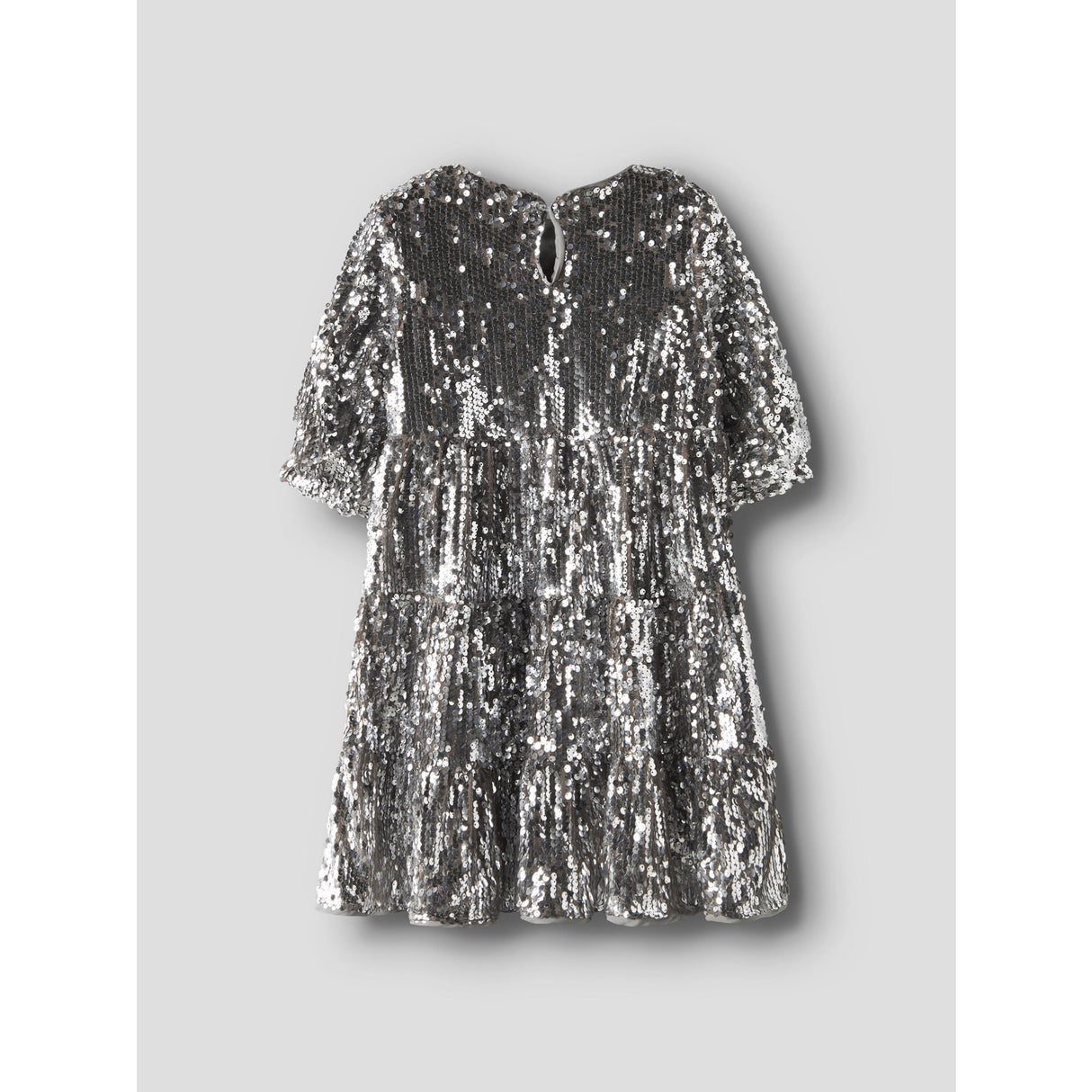 Name It Silver Nkfriscing 3/4 Sl Dress