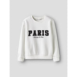 Name It Bright White Nkfretta Ls Nreg Sweat Box Bru