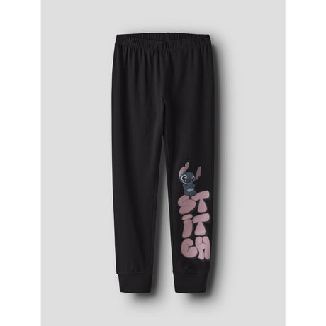 Name It Black Nkfolina Stitch Ls Nightset Wdi