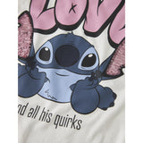 Name It Cloud Dancer Nkfodina Stitch Ss Nreg Top Box Wdi