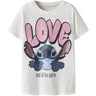 Name It Cloud Dancer Nkfodina Stitch Ss Nreg Top Box Wdi