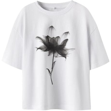 Name It Bright White Nkfsvea Ss Rlx Top Box