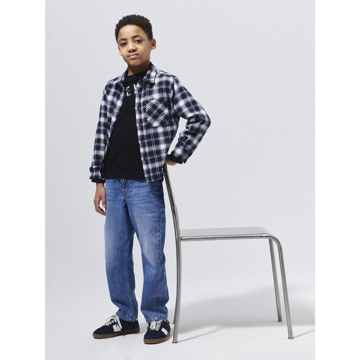 Name It Navy Blazer Nkmsunda Ls Nreg Shirt