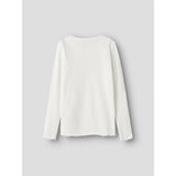 Name It Cloud Dancer Nkfvibse Ls Slim Top