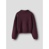 Name It Burgundy Nkfsonia Ls Polo Knit