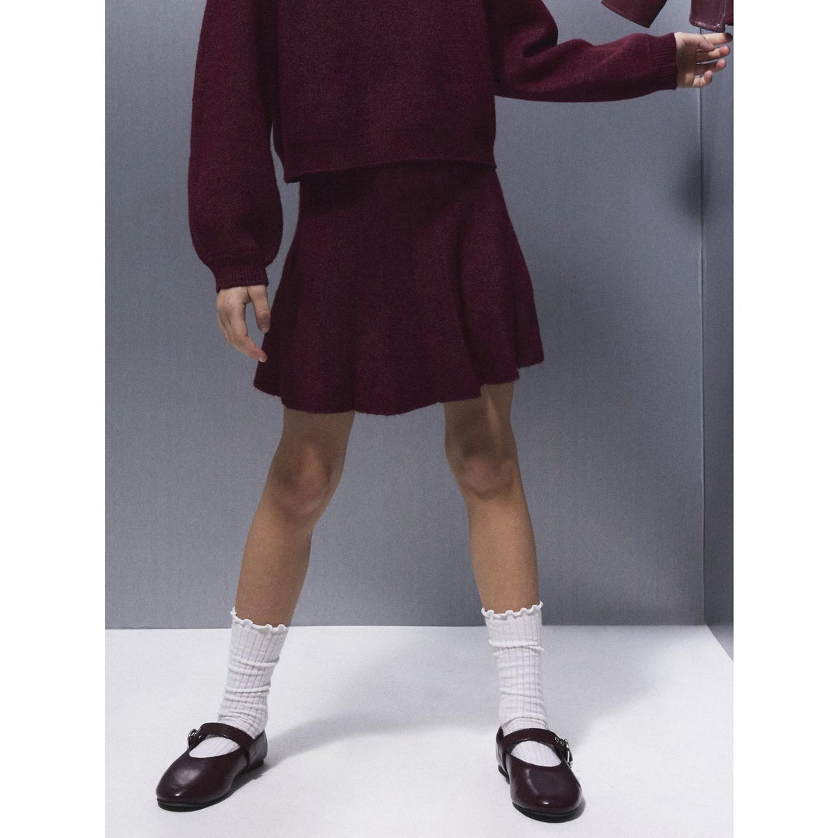 Name It Burgundy Nkfsonia Knit Skirt