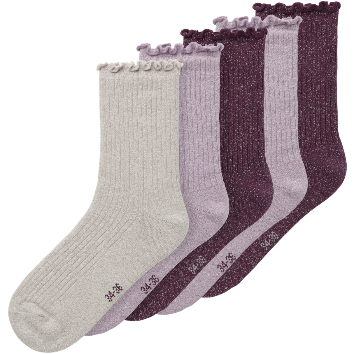 Name It Keepsake Lilac Nkfrosie 5P Socks