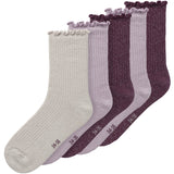 Name It Keepsake Lilac Nkfrosie 5P Socks