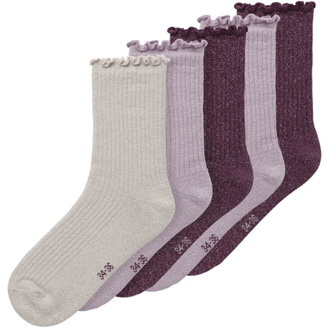 Name It Keepsake Lilac Nkfrosie 5P Socks