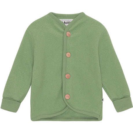 Molo Moss Green Umber Fleece Jacket