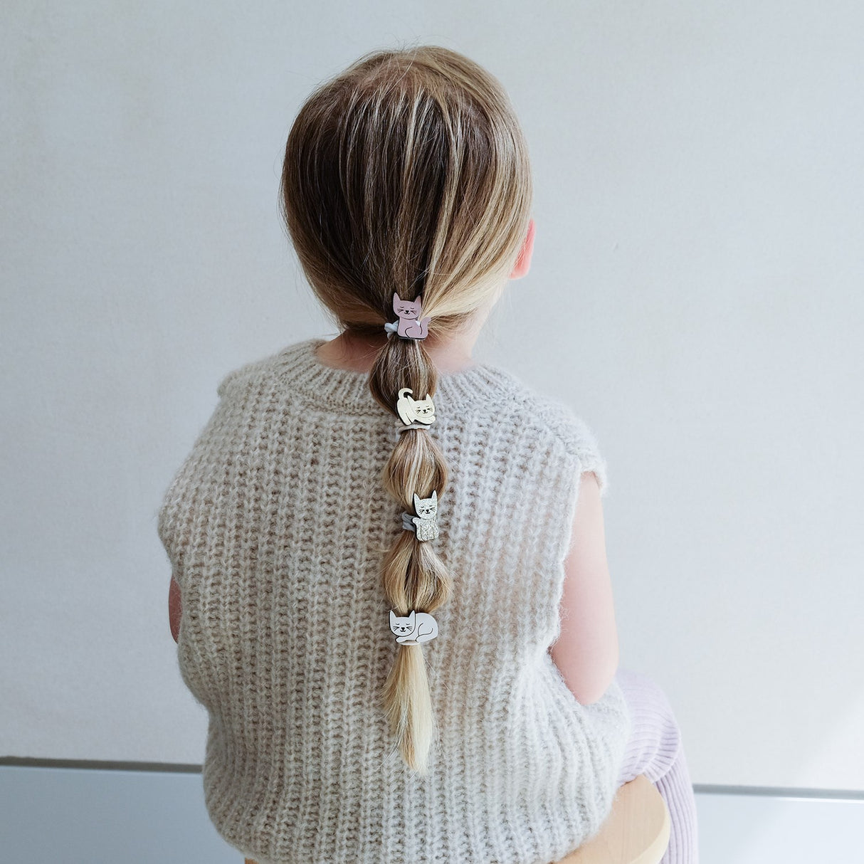 Mimi & Lula 8 Hårelastikker - Mini Kitty Cat