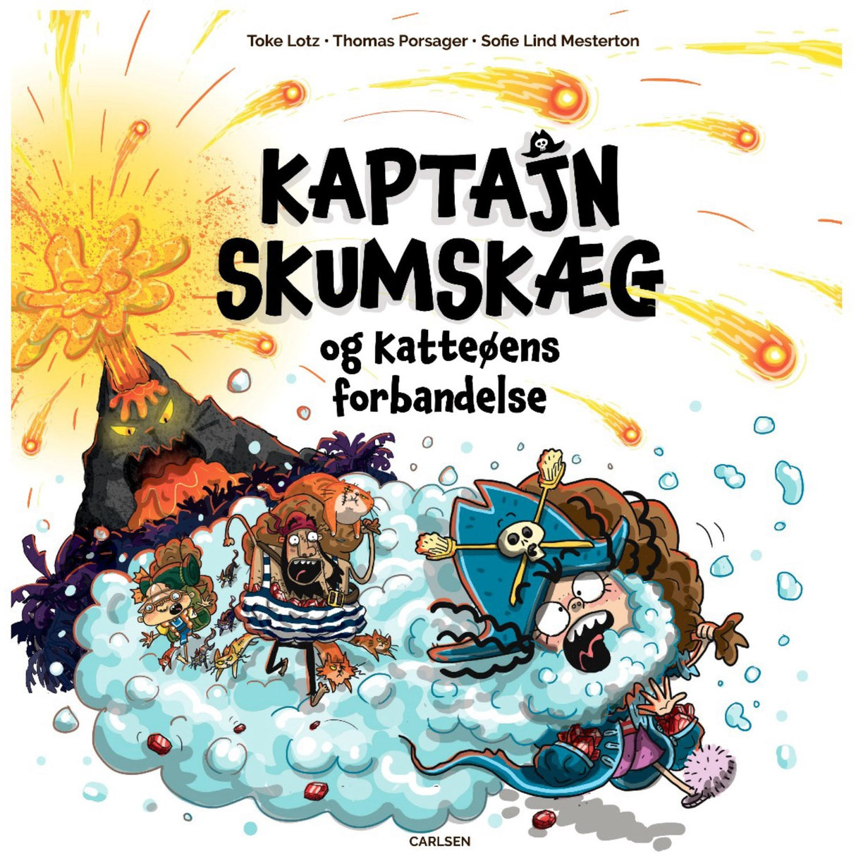 Forlaget Carlsen Kaptajn Skumskæg And katteøens forbandelse