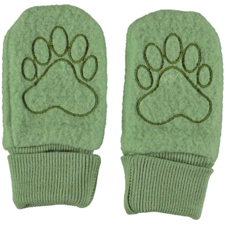 Molo Moss Green Ufo Mittens
