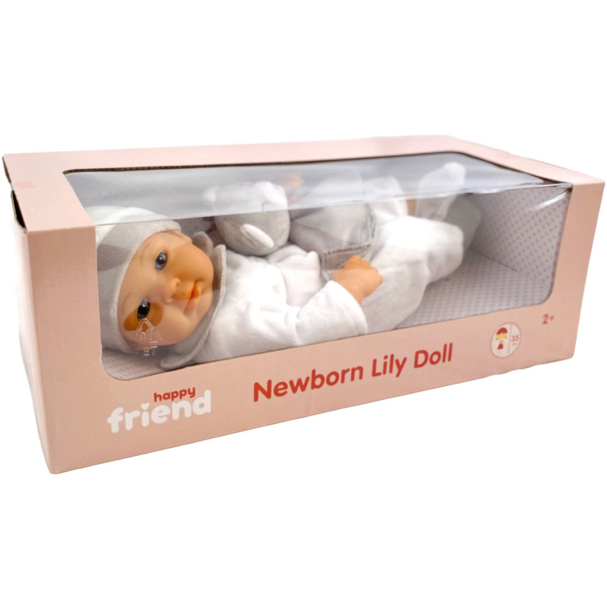 Happy Friend Newborn Lily Doll 35 Cm